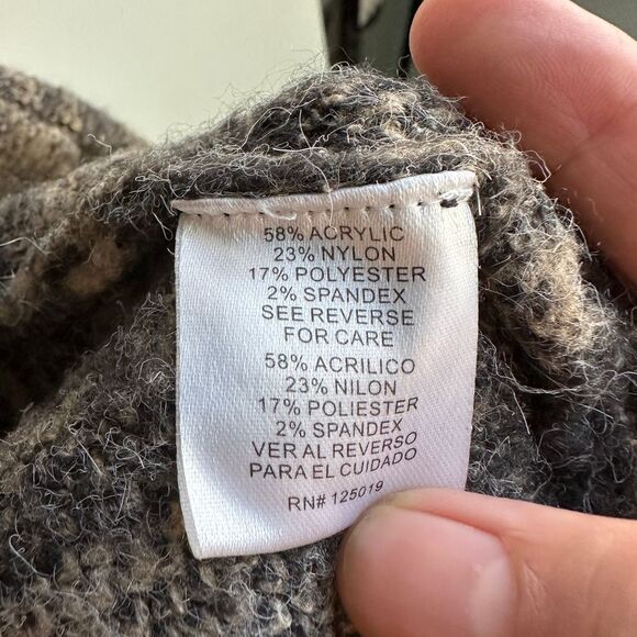 Joseph A Coatigan Houndstooth‎ Open Front Small Tan/Black Cabincore Grandma - Picture 6 of 13